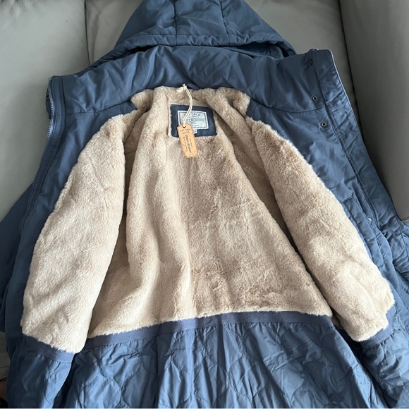 NWT - Fat Face Women’s Quilted Hooded Long Puffer - US 10/L - Picture 11 of 16